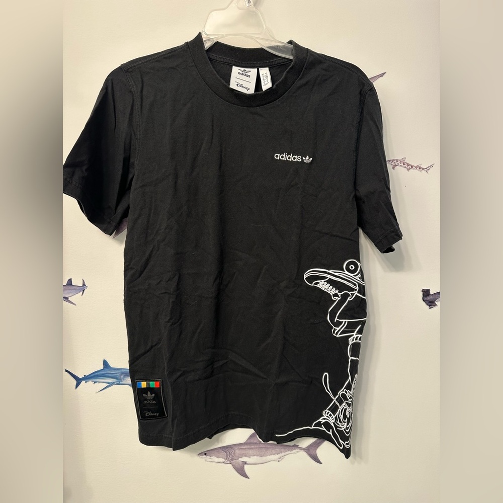 Men’s Adidas Disney Goofy Collab shirt, size S